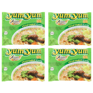 Yum Yum Instant Noedels Groentensmaak 4 x 60 g