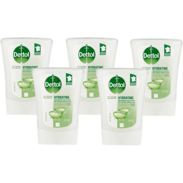 Dettol Hydrating No-Touch Navulling Aloë Vera 5 x 250 ml