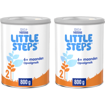 Nestlé LITTLE STEPS 2 Opvolgmelk Standaard 6+ maanden 2 x 800 g