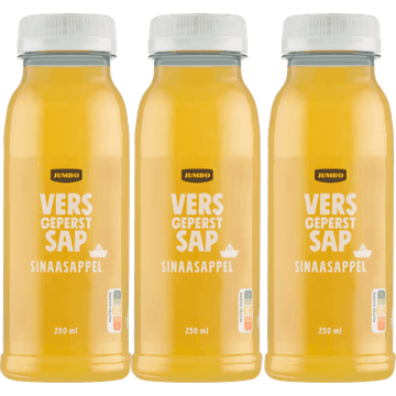 Jumbo Vers Sap Sinaasappel 3 x 250ML