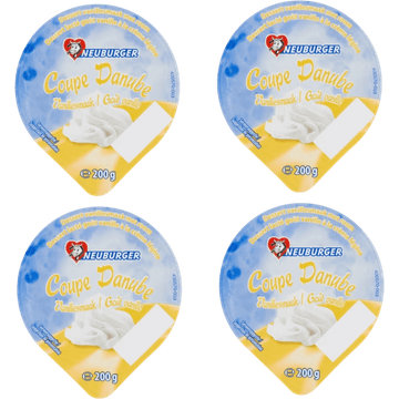 Neuburger Coupe Danube Vanillesmaak 4 x 200 g