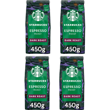 Starbucks® Espresso Dark Roast koffiebonen 4 x 450 gram
