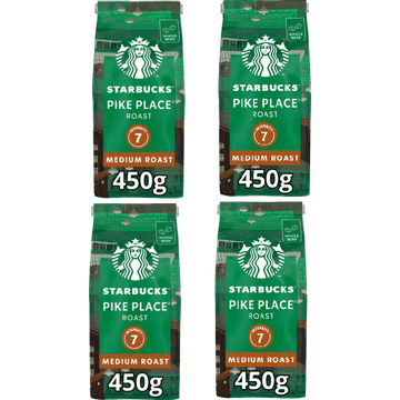 Starbucks® Pike Place Medium Roast koffiebonen 4 x 450 gram