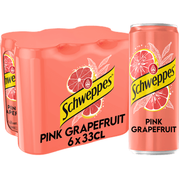 Schweppes Pink Grapefruit 6 x 330ML