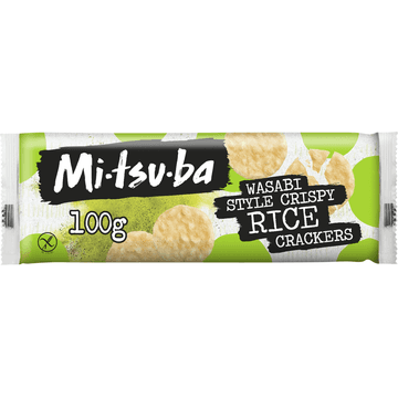 Mitsuba Wasabi Crispy Rise Crackers 100 g