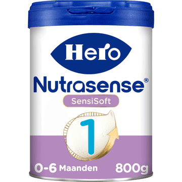 Hero Nutrasense Sensisoft 1 0-6 Maanden Volledige Zuigelingenvoeding 800 g