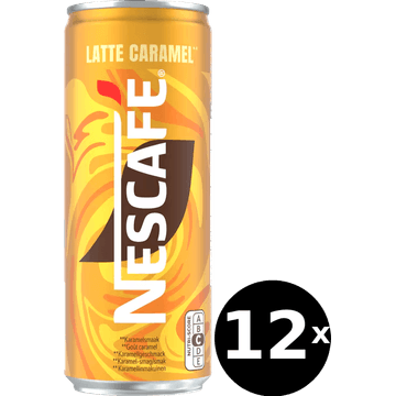 Nescafé Latte Caramel ijskoffie 12 x 250 ml