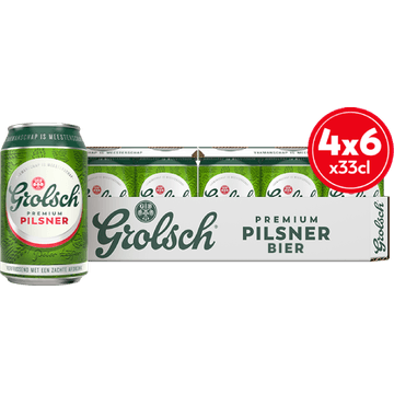 Grolsch - Pils - Blik - 4 x 6 x 330ML