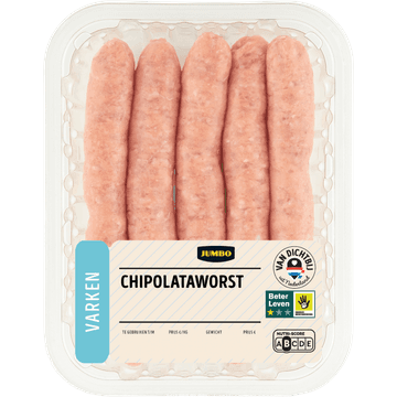 Jumbo Varken Chipolata 5 Stuks