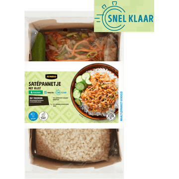 Jumbo Gesneden Verspakket Satépannetje met Rijst 4 Personen
