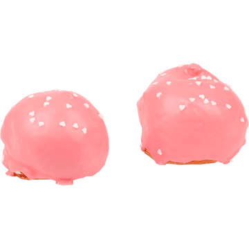 Jumbo - Roze Soezen met Hartjesdecoratie - 2 Stuks