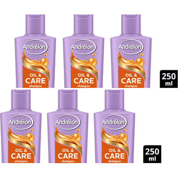 Andrélon Shampoo Oil & Care - 6 x 250ml