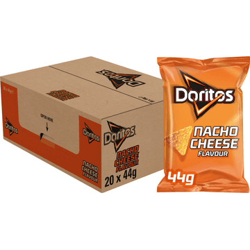 Doritos Nacho Cheese Tortilla Chips 20 x 44 g