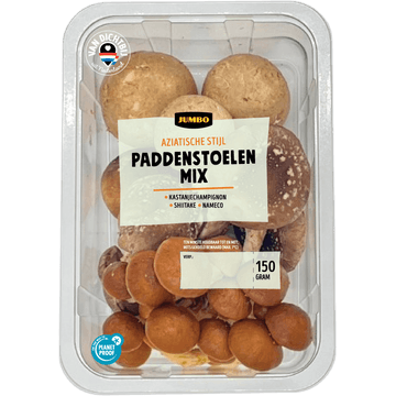 Jumbo Paddenstoelen Mix Aziatische Stijl 150 g