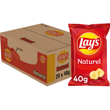 Lay's Naturel Chips 20 x 40 g