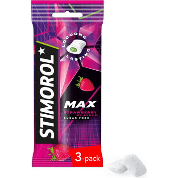 Stimorol Max Strawberry Lime 3x20g