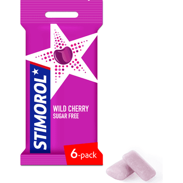 Stimorol Wild Cherry Flavour Sugar Free 6 x 14 g