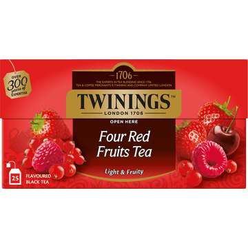 Twinings Four Red Fruits Thee 50g